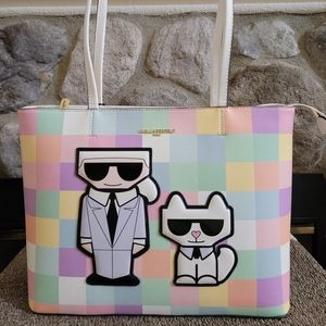 KarlLagerfeld Paris, pastel Maybelle shoulder bag.